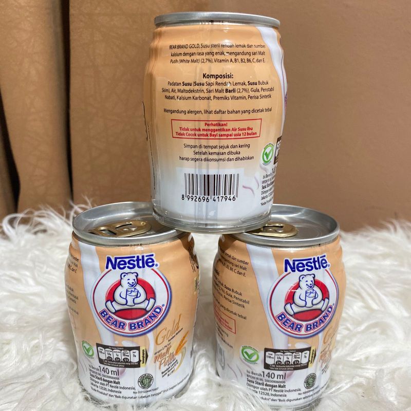 

Susu bear brand gold 140ml