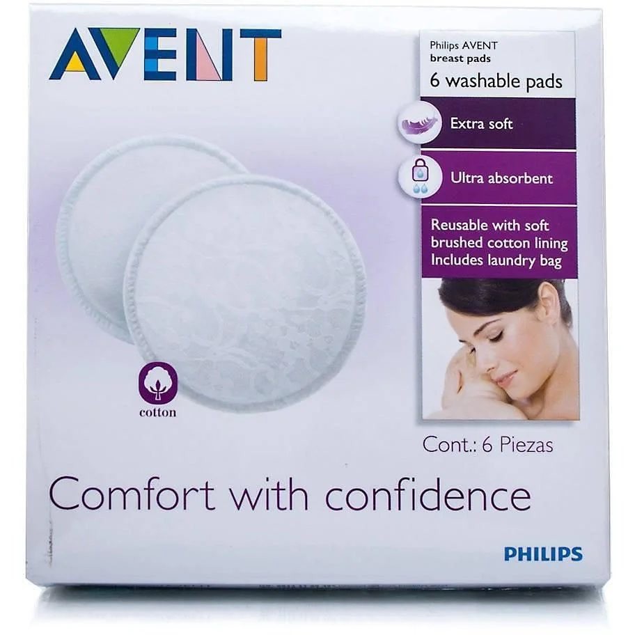 Breastpad washable avent isi 6 pcs