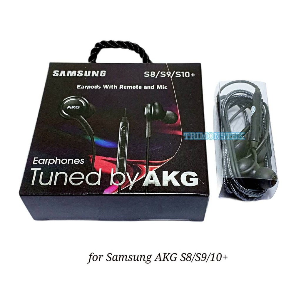 Headset Earphones Mic Samsung Galaxy S8 S9 S10 Plus Tuned By AKG  99%