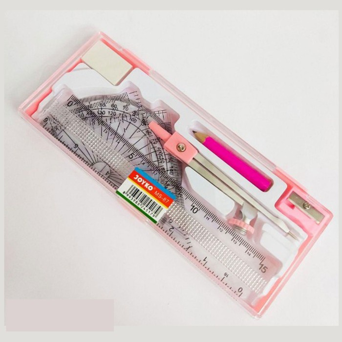 

Promo Satu Set Alat Tulis/ Jangka/ Penggaris / Pensil / Rautan Joyko Terlaris