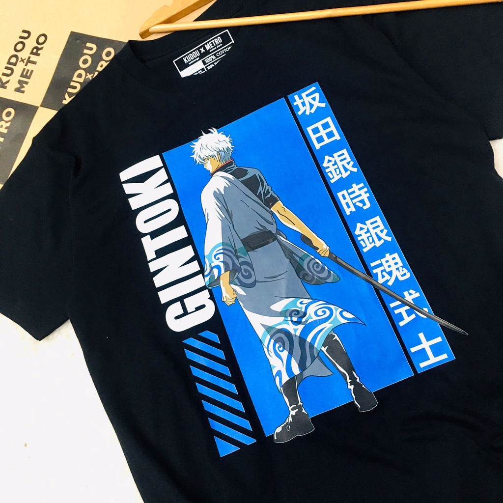 Tshirt Gintoki Samurai Anime Manga Gintama Premium Unisex