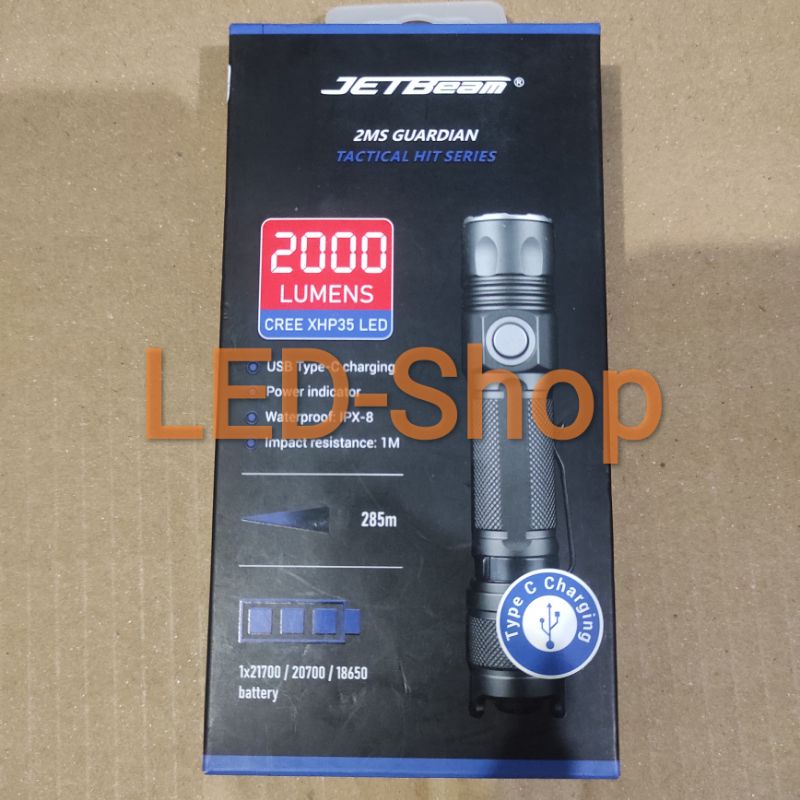 JETBeam 2MS Guardian Tactical Flashlight