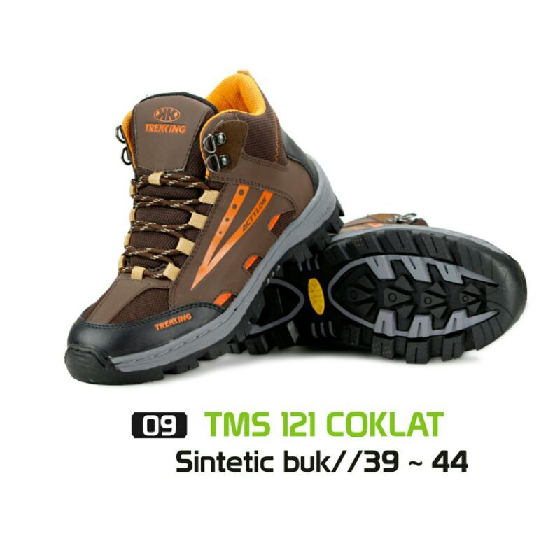 Sepatu Gunung Pria /Sepatu Boots Pria /Sepatu Camping Pria - TMS 120 COKLAT