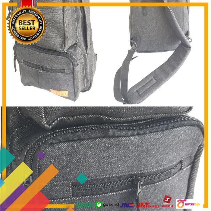 SALE.. BODYPACK / CHEST PACK / SLING BAG / SELEMPANG DENIM PREMIUM ARTHAS ..TERLARIS