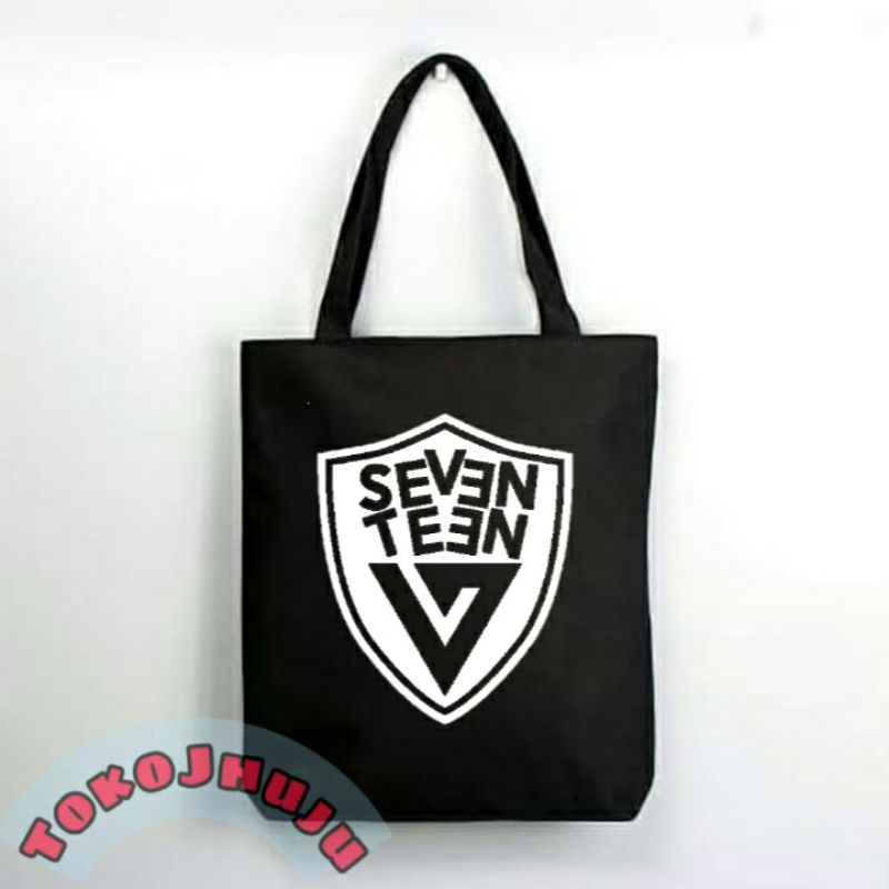 Totebag Zipper Seventeen Logo tameng