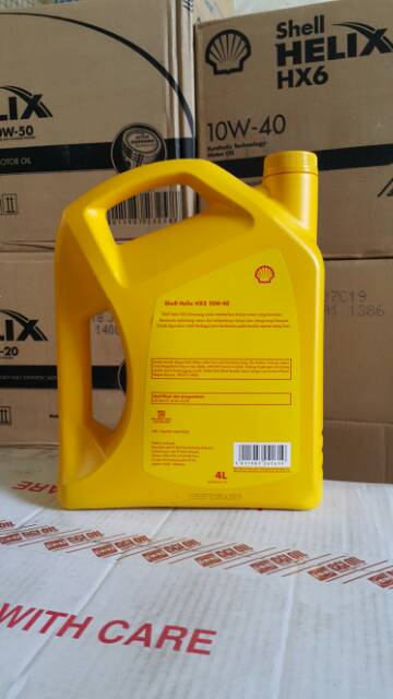 OLI MESIN MOBIL BENSIN SHELL HELIX HX5 15W-40 4 LITER