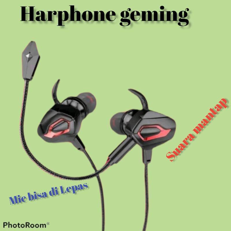 Headset Gaming Handsfree Gaming GM-008 Stereo Earphone Plus Mic