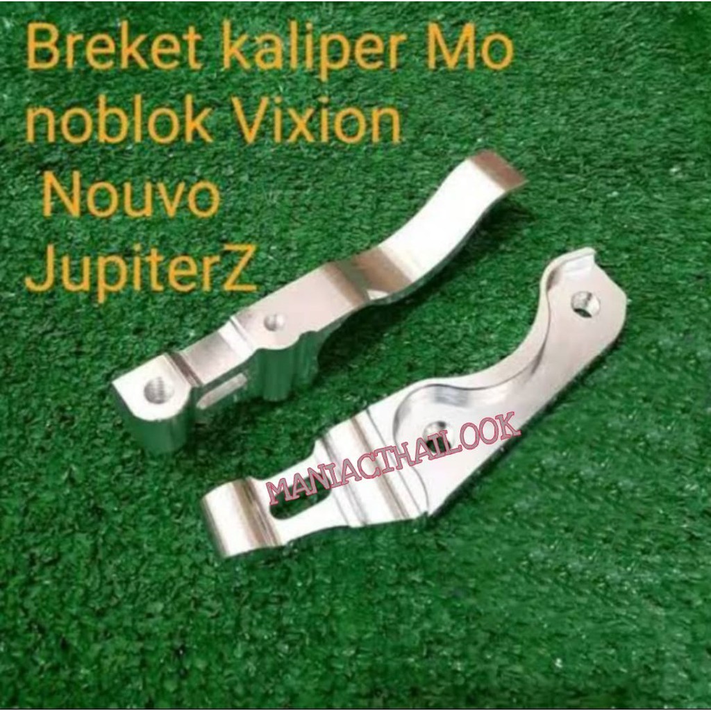BREKET KALIFER MONOBLOCK/MONOBLOK NISIN/BREM 4 PISTON VIXION/JUPITER/NOUVO/VEGA/FIZ R/SCORPIO/BYSON