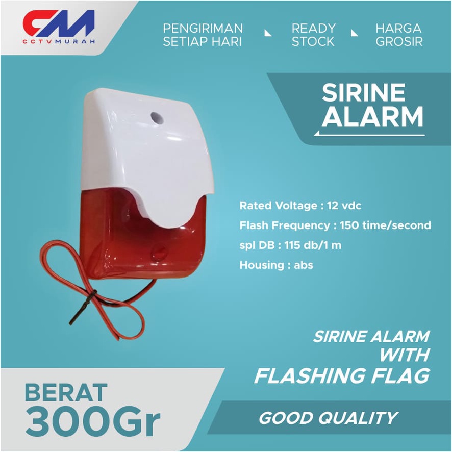 Sirene Alarm Mini || Type AD - 103 || Mini Alarm Sirene