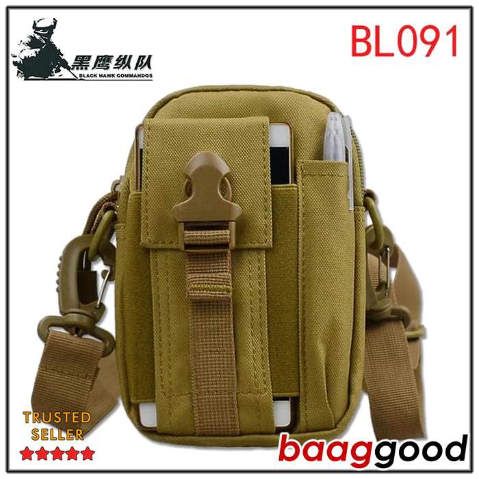 BG103 Tas Hp Selempang Army Tactical Pria Slempang Cowok Sling Bag Tas Pinggang WaistBag Murah