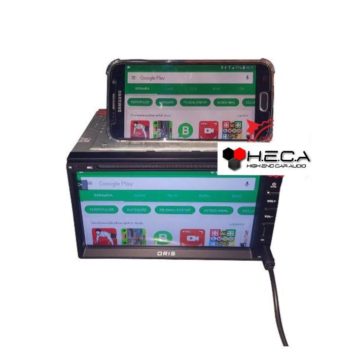 Head Unit Double din ORIS AIO-2650CPT HRS Tape Mobil TV + Rear Camera