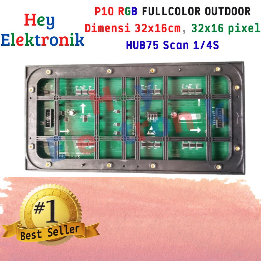 Panel Modul LED P10 RGB Fulloutdoor Scan 1/4 FULL COLOR SMD