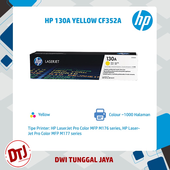 Toner HP 130A Yellow Original CF352A