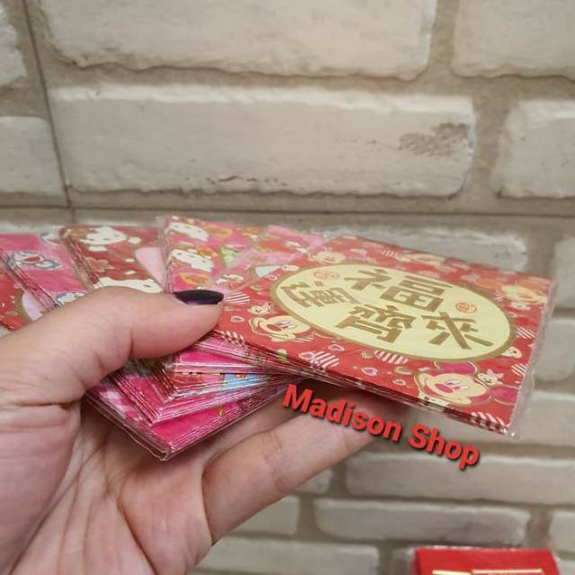 Angpao Mickey Kartun 3522 Ampao Fancy Murah Kado Amplop Uang Sincia