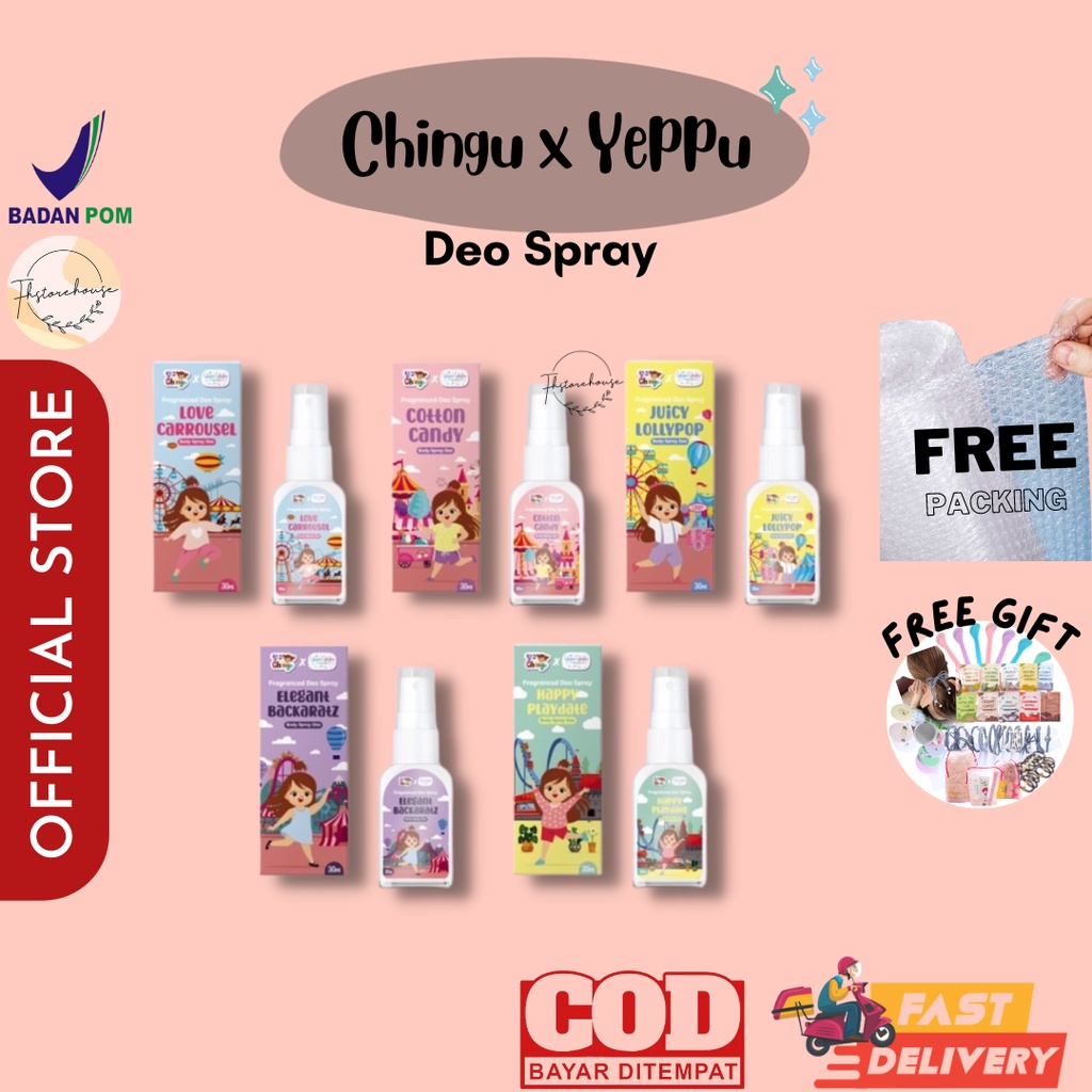 [READY SIAP KIRIM] DEOSPRAY FRAGRANCED DEO SPRAY CHINGU BY KIYOWO