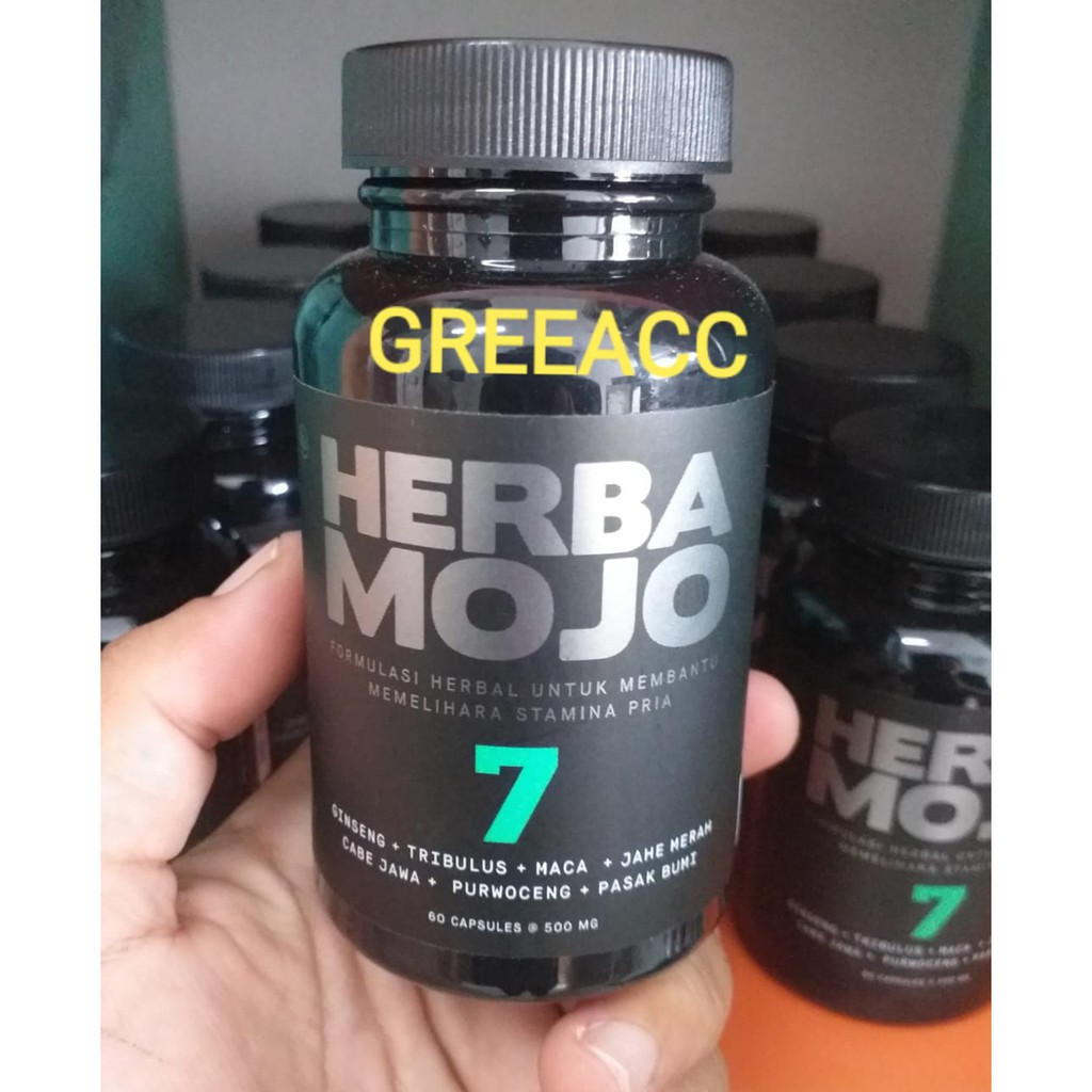 Herbana Herbamojo 60 Kapsul Obat Stamina Pria Alami Herba Mojo Shopee