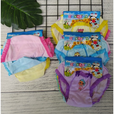 3 in 1 Celana Dalam Anak Perempuan Paket 3 Pcs CD Anak Perempuan Murah