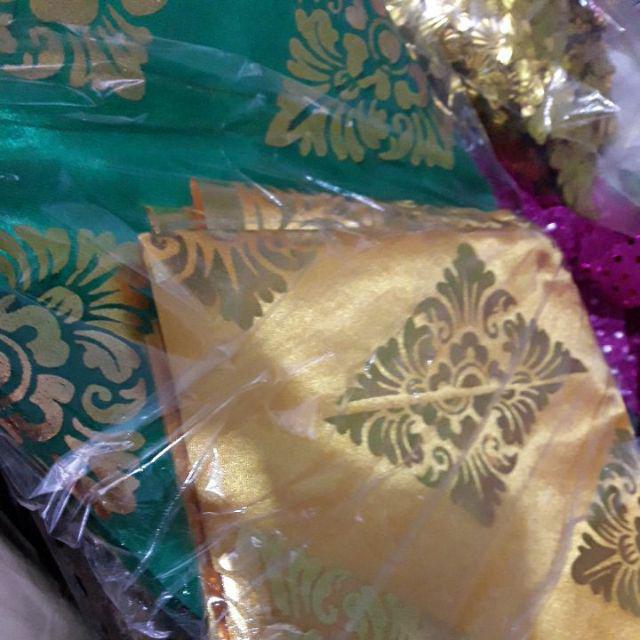 Kain Prada Emas Meteran Motif Wajik