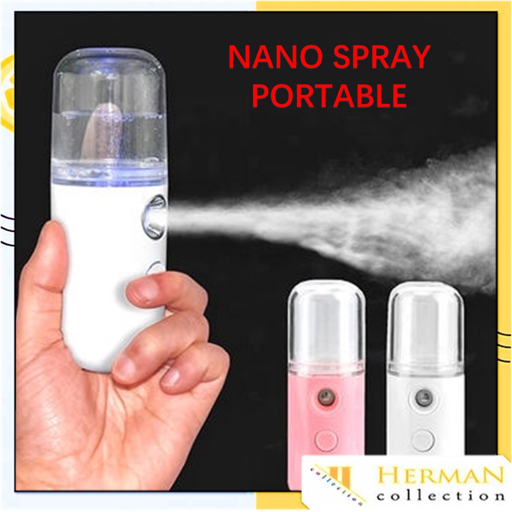 Jual HC Nano Spray Mini Facial Humidifier Face Mist Nano Spray Kecil