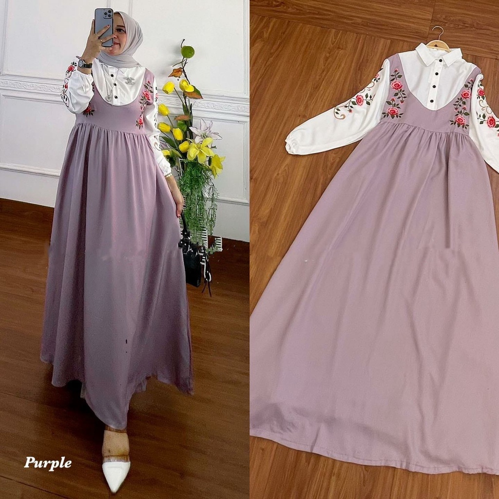 DRESS NAURA/MAXI DRESS KEKINIAN/MAXI DRESS TERBARU/DRESS SIMPEL/DRESS MAXI POLOS/MAXI DRESS MURAH