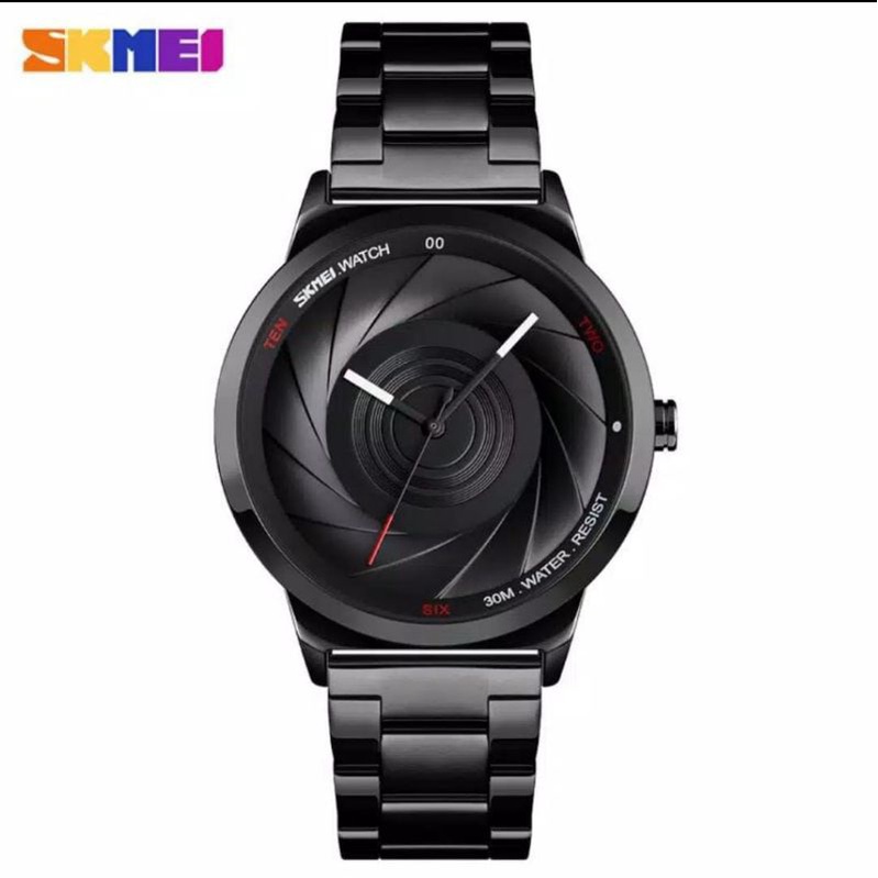 SKMEI 9210 Jam Tangan Pria Analog Tali Stainless
