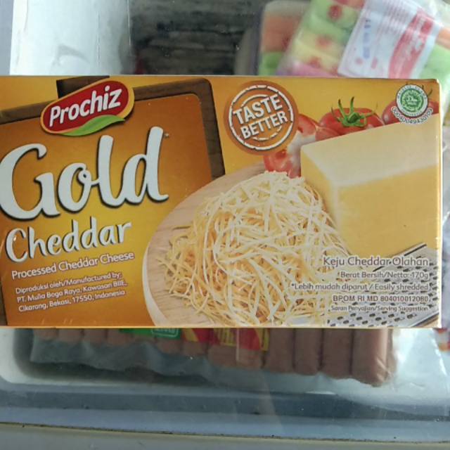 Jual PROCHIZ GOLD CHEDDAR 170g | Shopee Indonesia