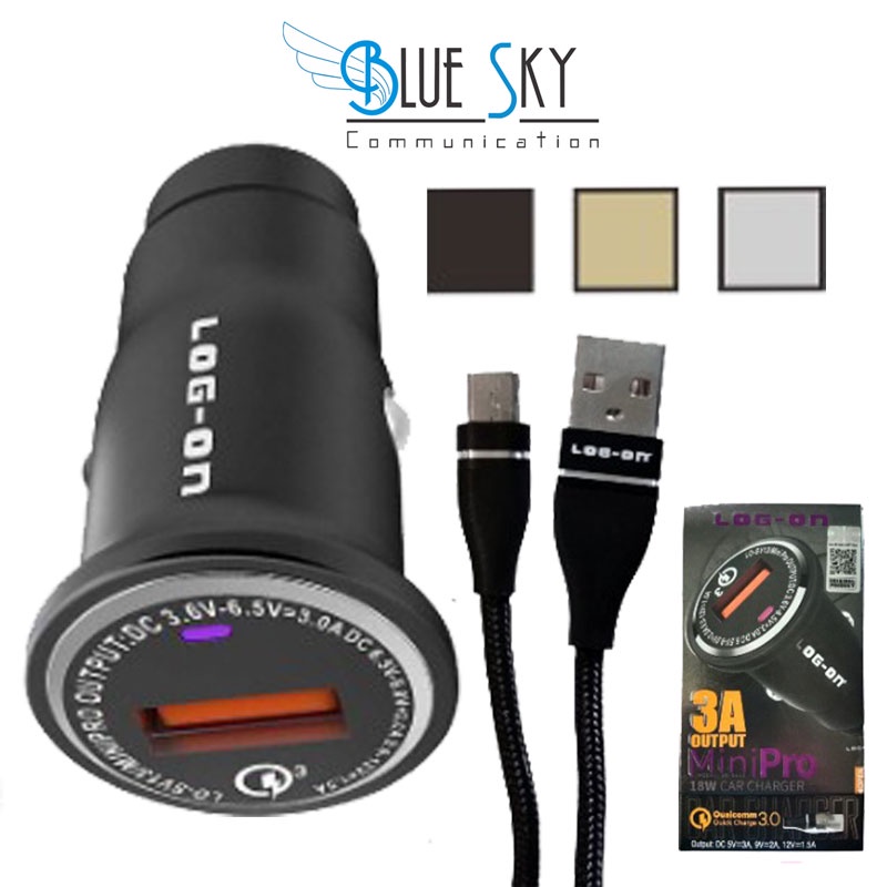 SAVER LOG-ON MINIPRO LO-SV13 3A QUICK CHARGE QUALCOMM FAST CHARGING