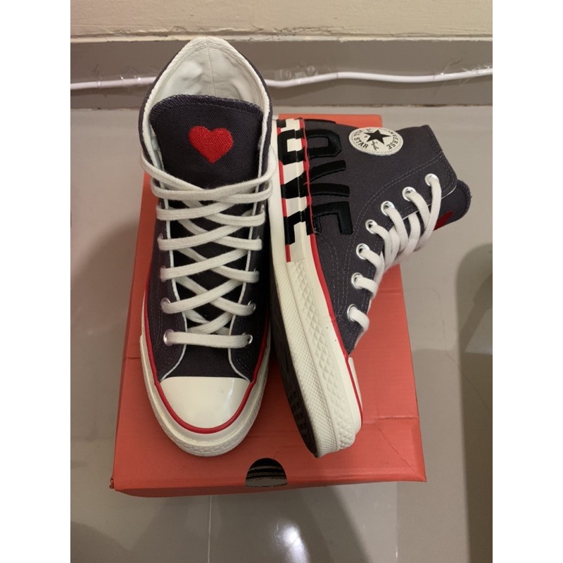 CONVERS CHUCK 70s LOVE FEARLESSLY GREY