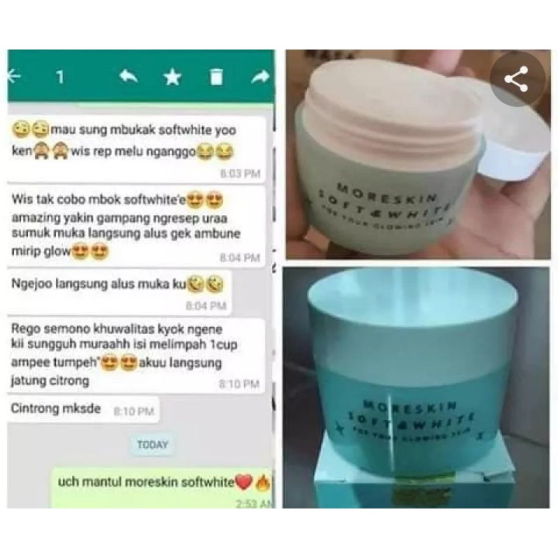 moreskin soft and white