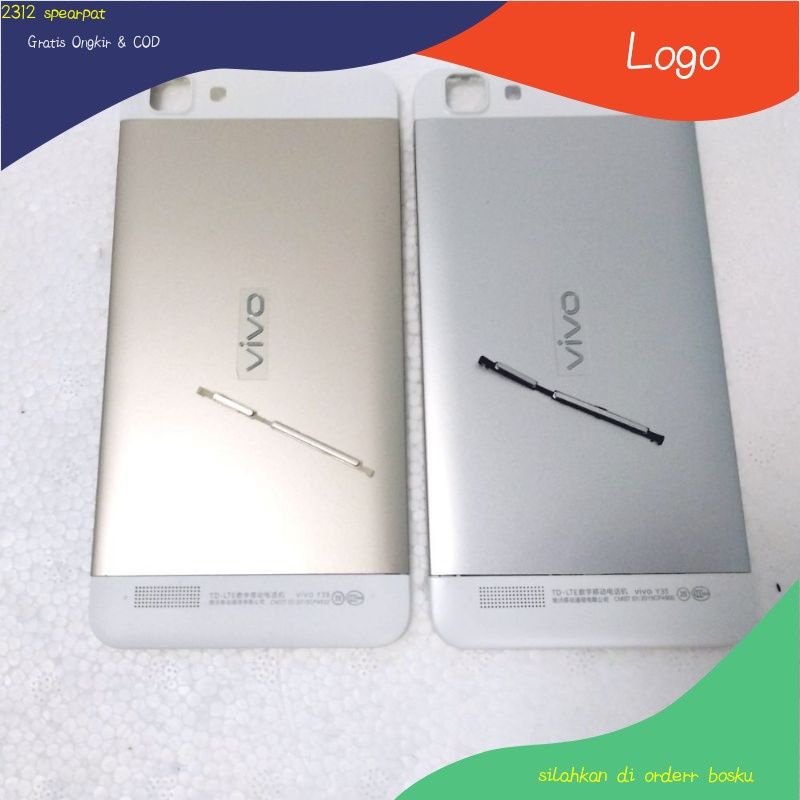 BACKDOOR BACK COVER VIVO Y35 KESING CASING HOUSING TUTUP BELAKANG ORIGINAL