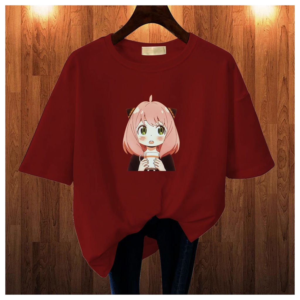 CALVIERO SHOP - BAJU KAOS ATASAN WANITA PRINT CUTE ANIME  GALAXY PRINT