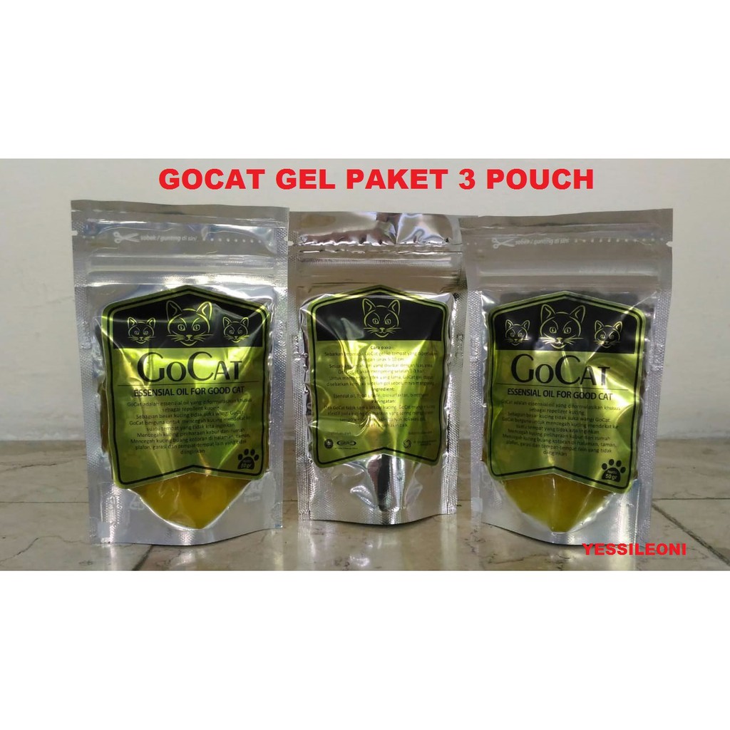 Gocat Gel Praktis Pengusir Kucing Paket 3 Pouch