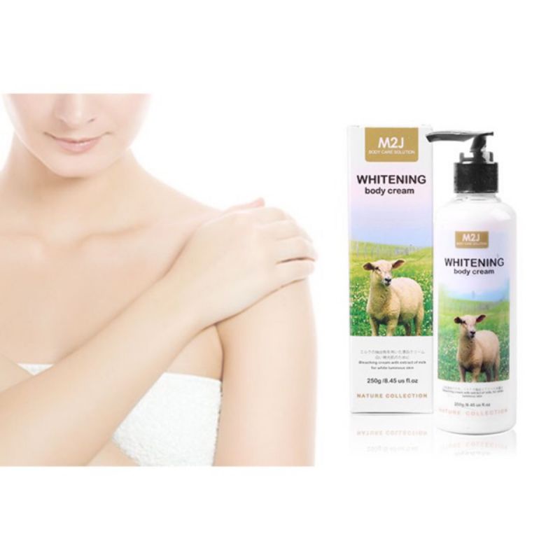 M2J BODY CREAM WHITENING 250GR