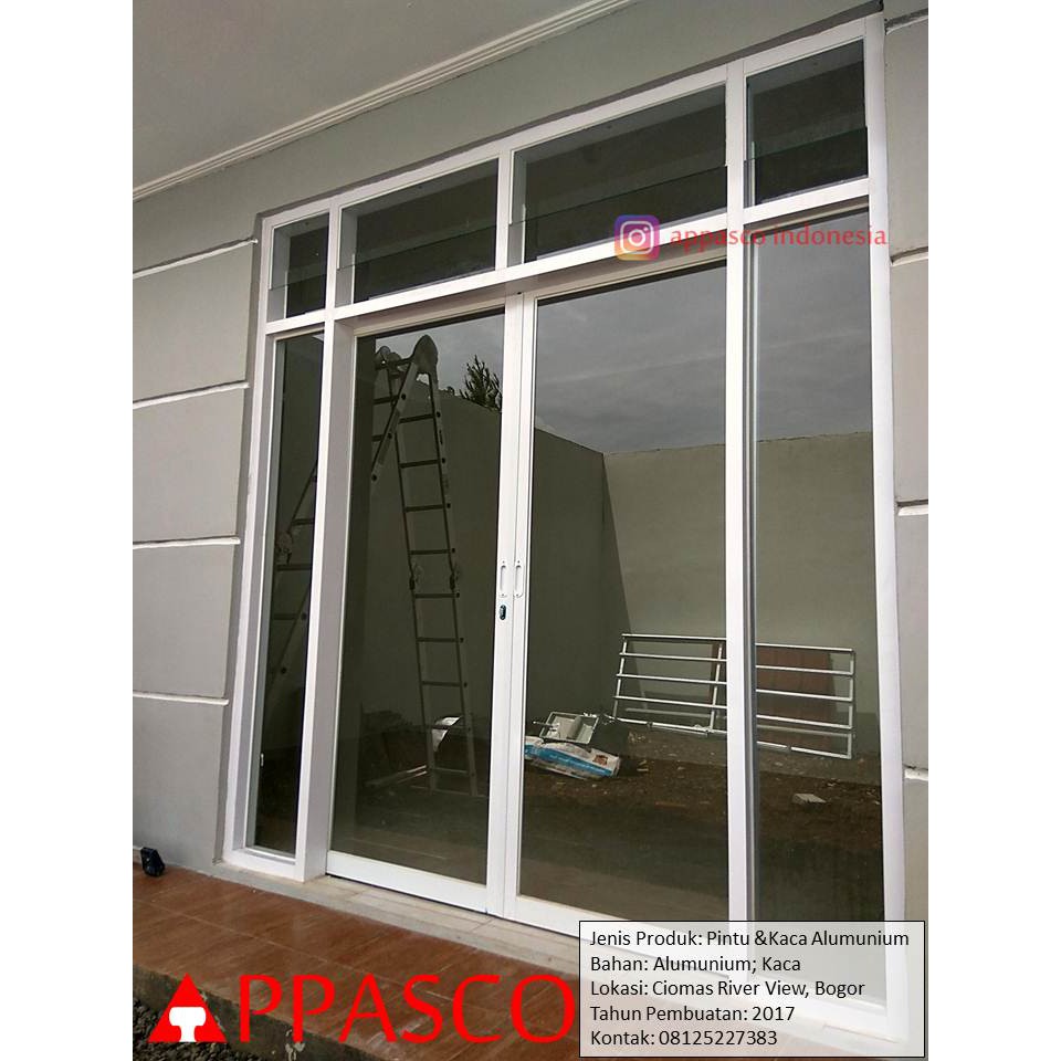 Menjual Pintu  Kaca  Aluminium Jendela Aluminium Bogor  