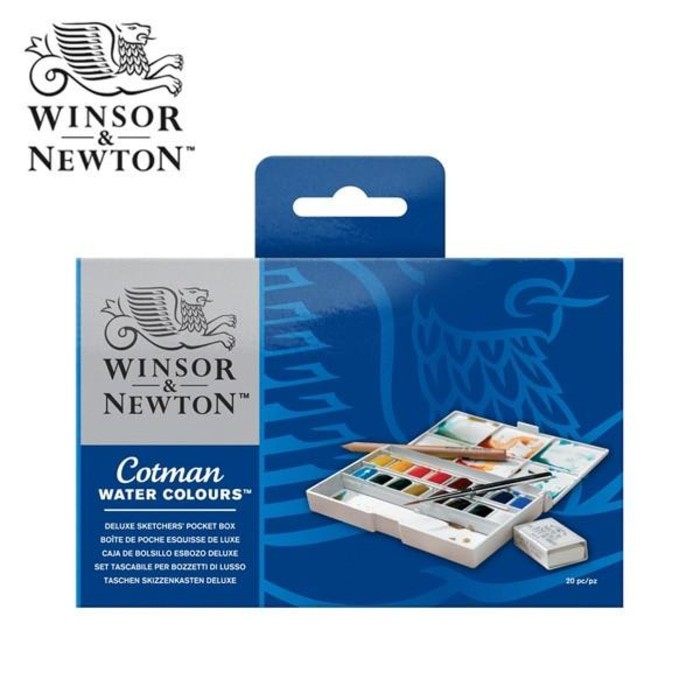 Winsor &amp; Newton Cotman Watercolours - Deluxe Sketchers Pocket Box