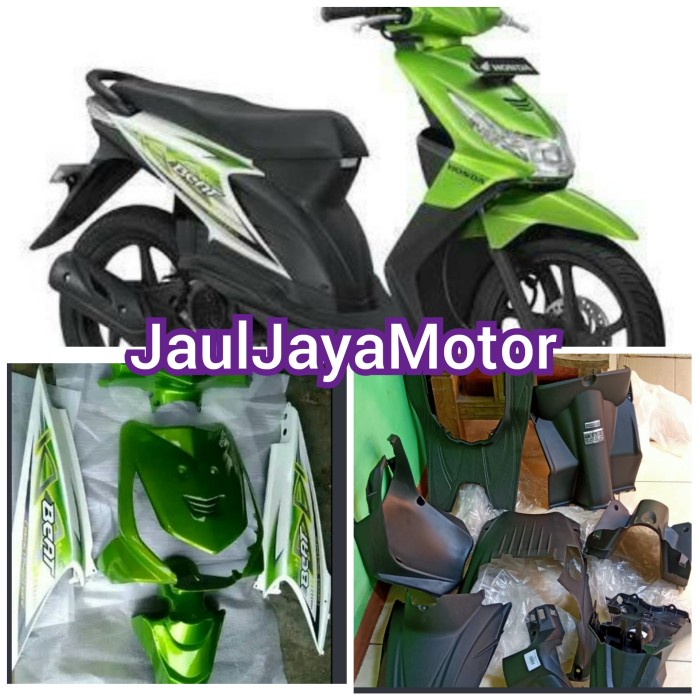 COVER BODY FULL SET HONDA BEAT KARBU 2010 2011 2012 HIJAU / FULL BODY BEAT KARBU