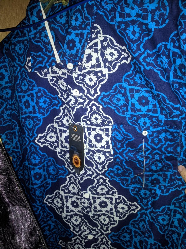 Wibowo Kemeja Batik - Barnala Blue