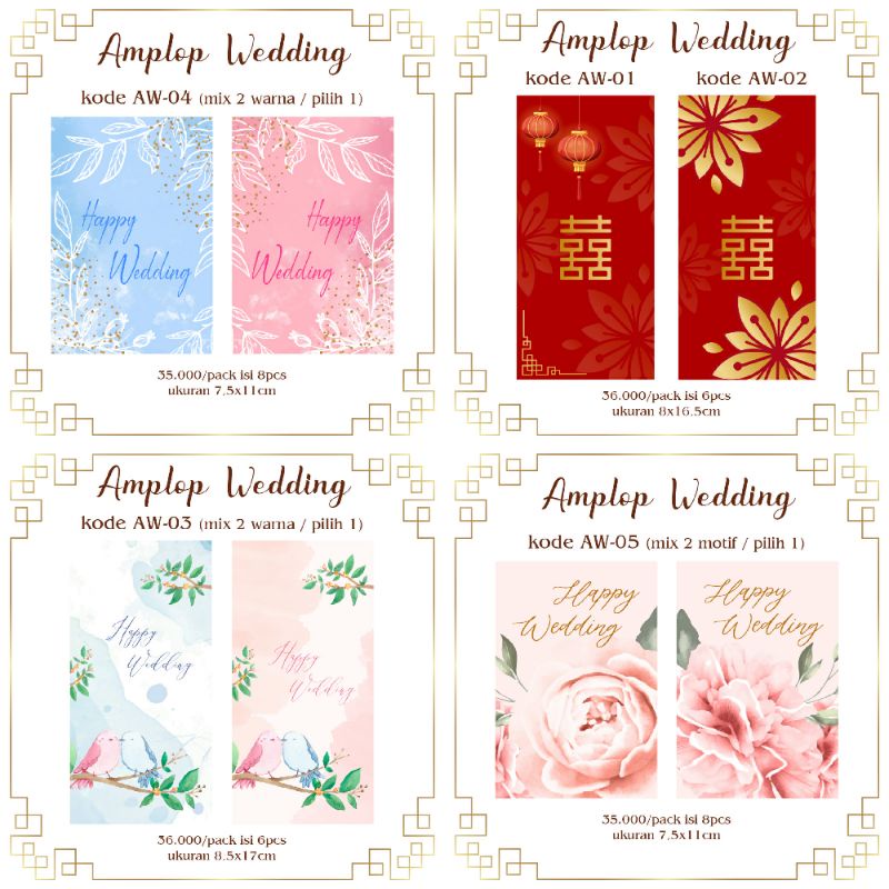 

amplop wedding | amplop sumbangan