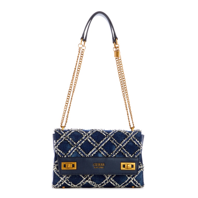 Tas Guess Original Wanita - Katey Flap Shoulder Bag
