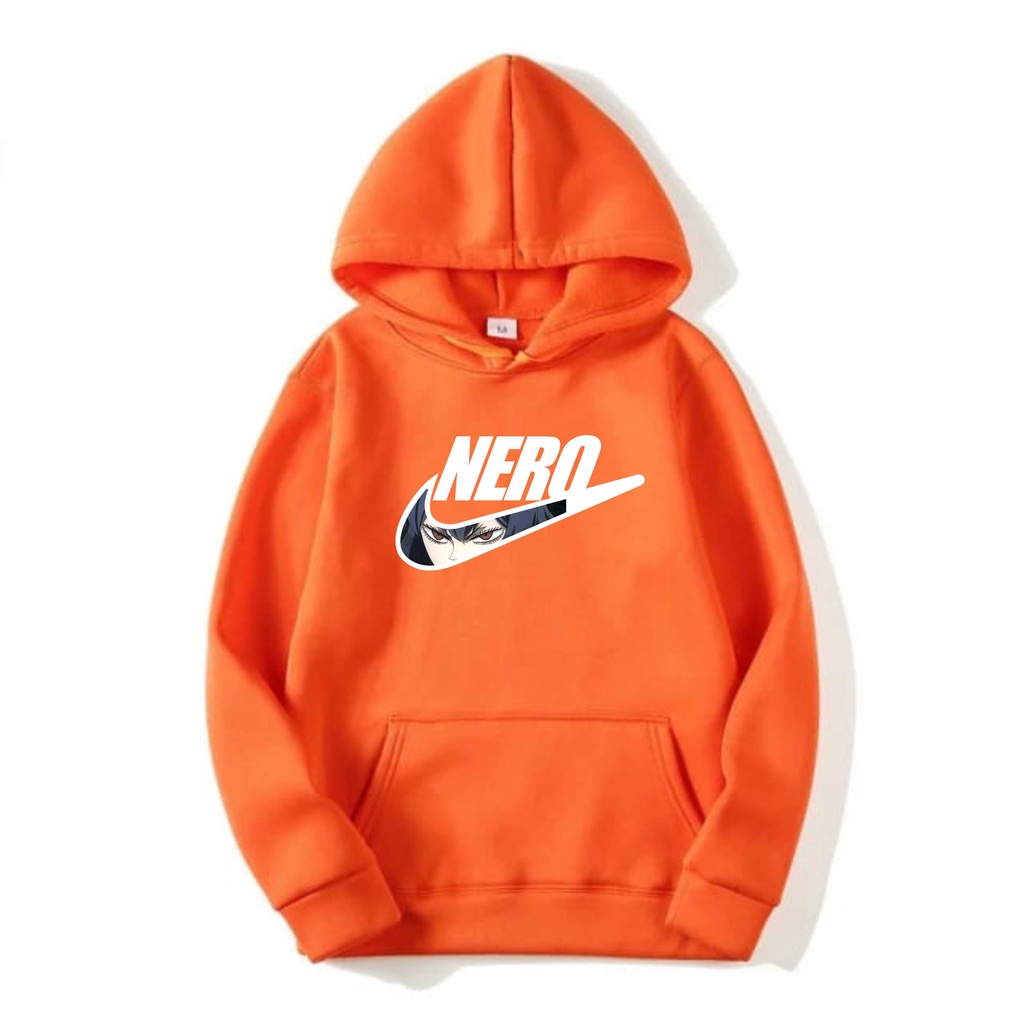 NERO Jumper Hoodie II NERO Sweater Hoodie II Sweter Oblong Topi SIZE M - XL ( Pria &amp; Wanita / Anak &amp; Dewasa )