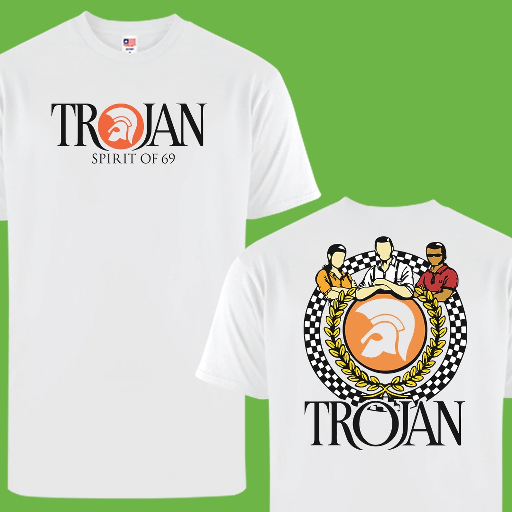 Baju Kaos Tshirt Trojan Reggae Spirit of 69 Music