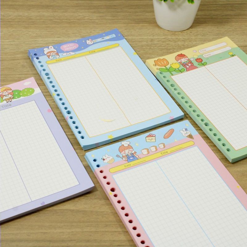 

Loose Leaf A5 Kartun Girl and Animal