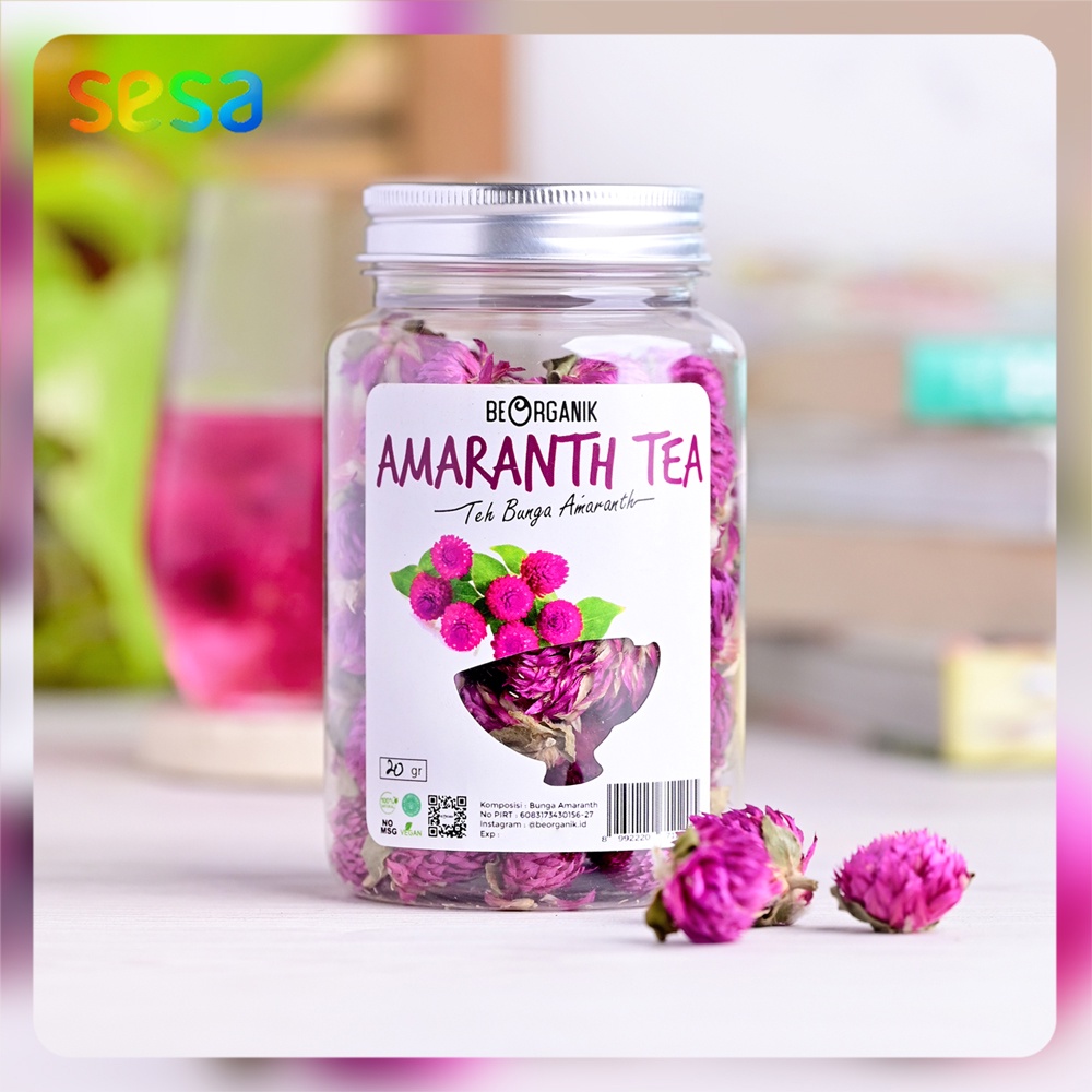 

Beorganik Amaranth Tea Jar 20 g | Teh Amaranth