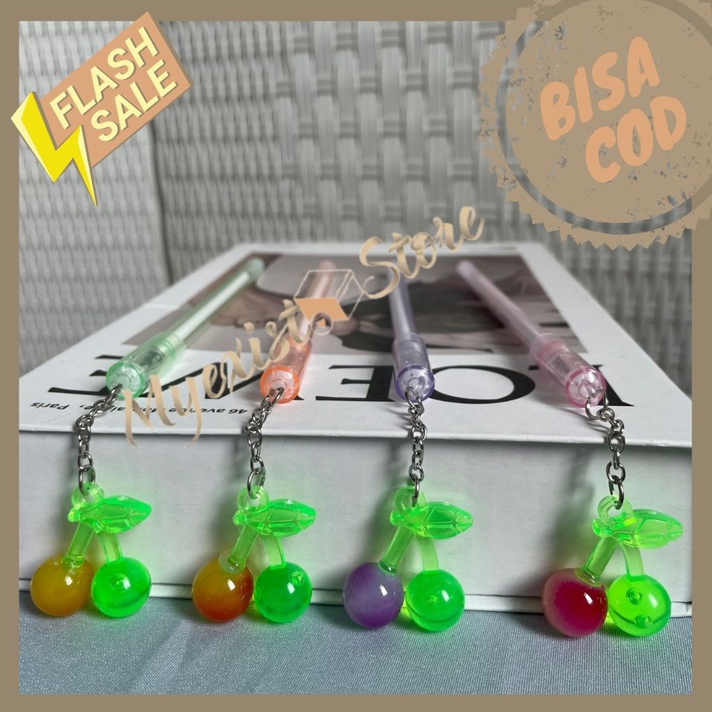 

PULPEN VIRAL GANTUNGAN BUAH CHERRY PEN GEL LUCU VERSI 2 ALAT TULIS KANTOR DAN PERLENGKAPAN SEKOLAH READY JAKARTA BISA COD - IVN615