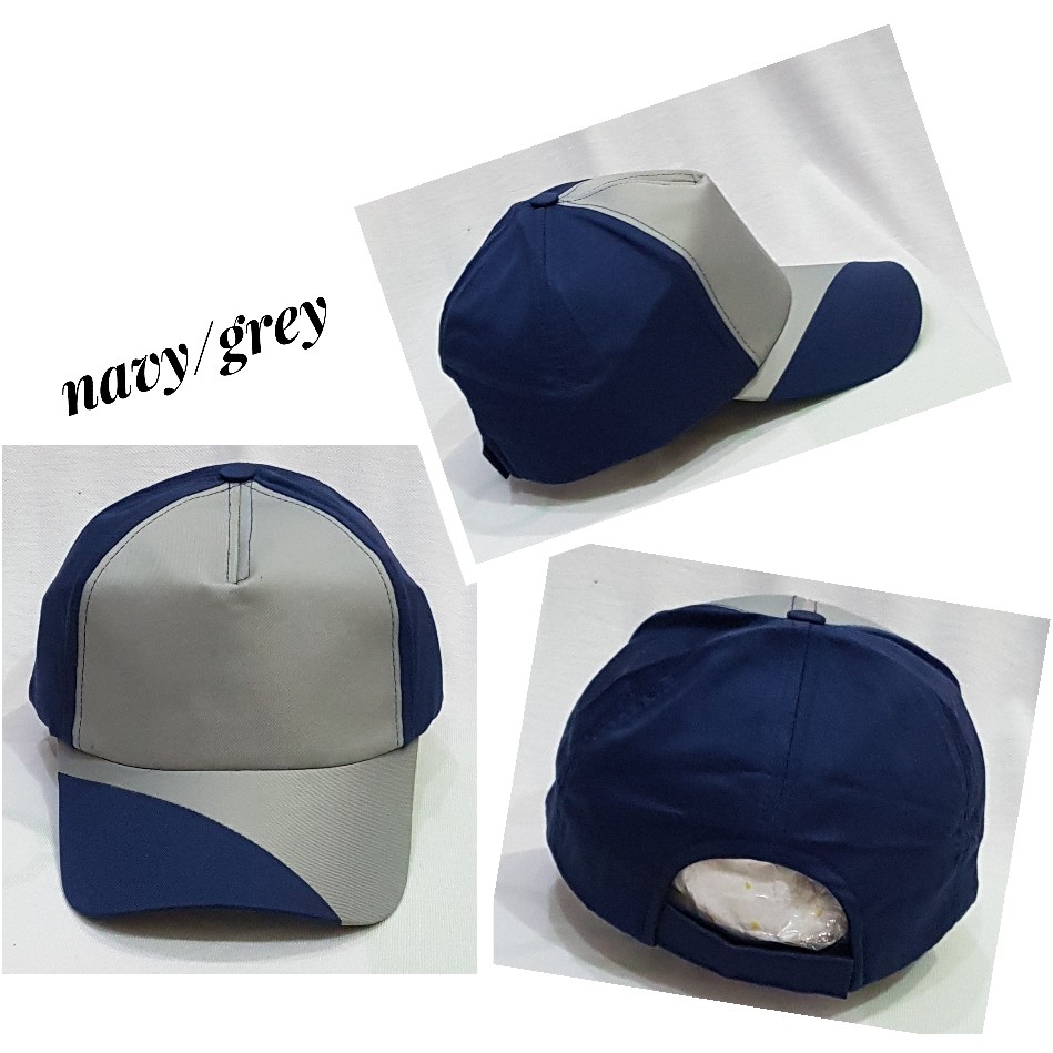 Topi polos Navy Grey