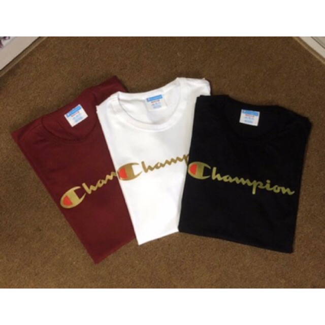 champion heritage gold script