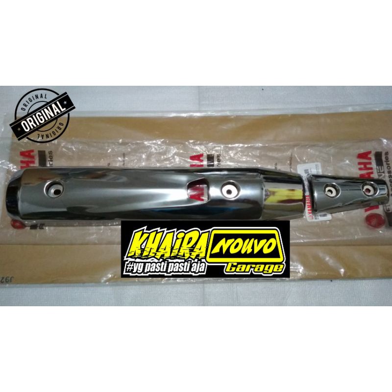 Tameng Knalpot nouvo z original pelindung knalpot nouvo z original yamaha