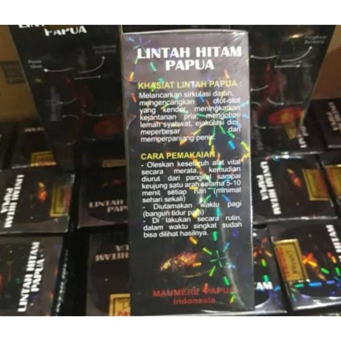 Terlaku Minyak Lintah Papua Asli - Minyak Lintah Hitam Papua Original