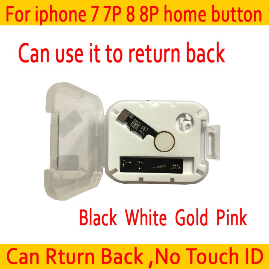 New Jc Yf Universal Home Button For Iphone 7 7 Plus 8 8 Plus Return Button Key Only Back Shopee Indonesia