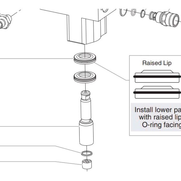 PISTON ROD PART MESIN CAT AIRLESS